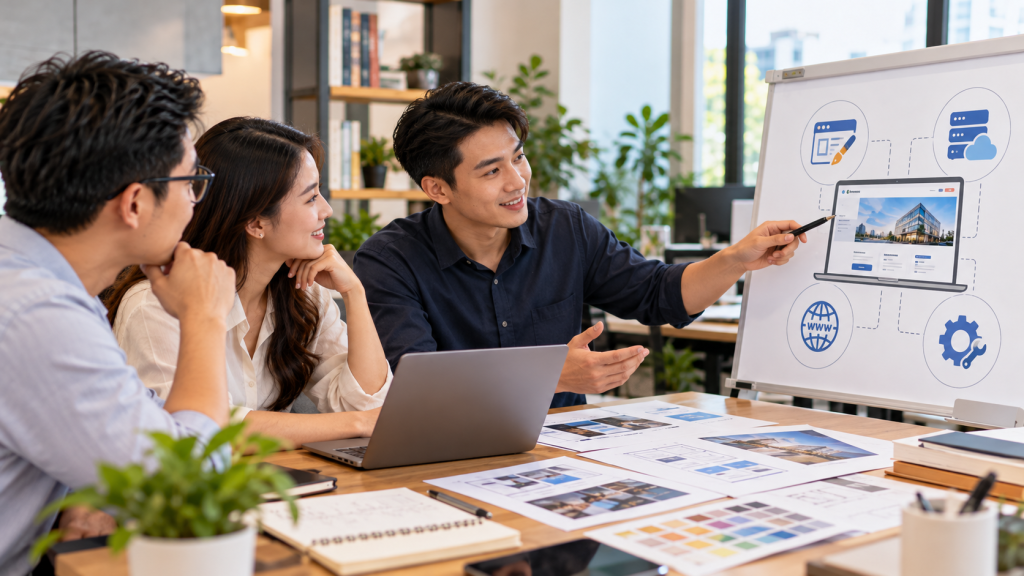 Ảnh minh họa dịch vụ thiết kế website cho doanh nghiệp Việt Nam