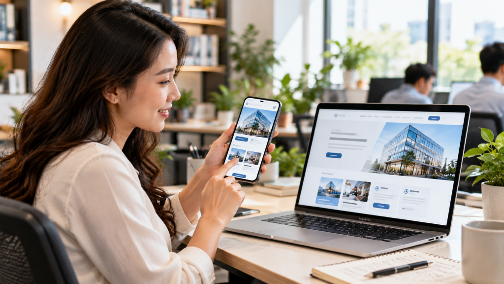 Ảnh minh họa dịch vụ thiết kế website cho doanh nghiệp Việt Nam