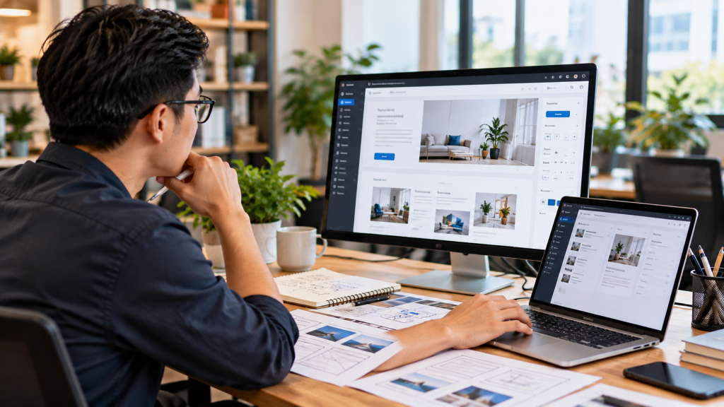 Ảnh minh họa dịch vụ thiết kế website cho doanh nghiệp Việt Nam